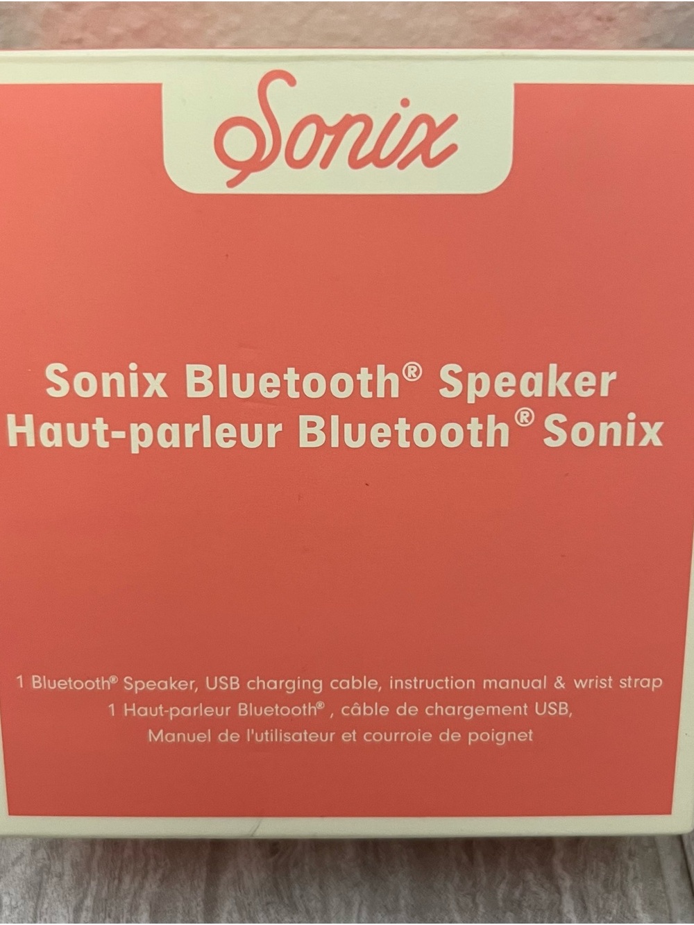 Sonix Portable Bluetooth Speaker - Coral